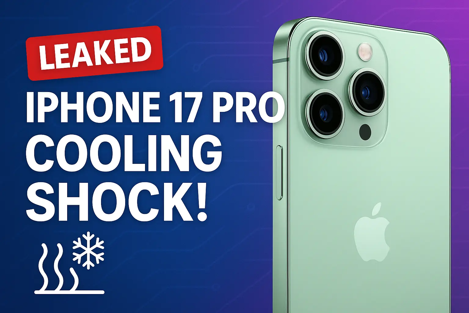 iphone 17 pro cooling shock