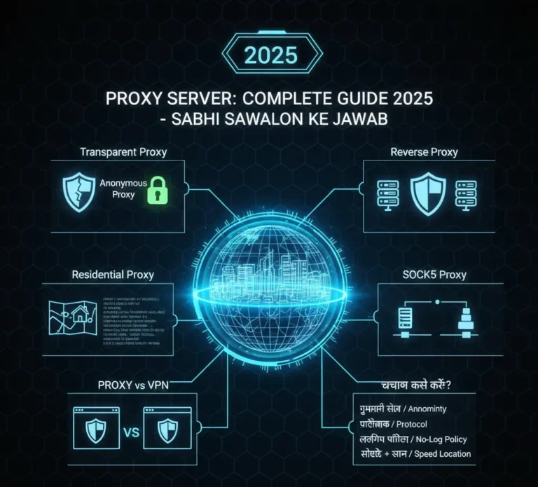Proxy Server: Complete Guide 2025 – Sabhi Sawalon Ke Jawab